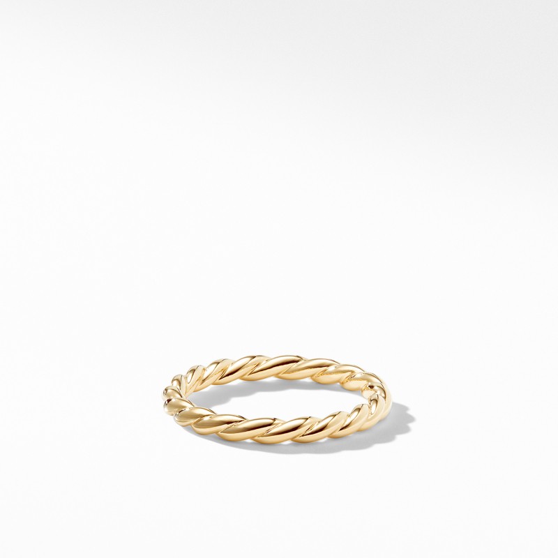 Paveflex Ring in 18K Gold
