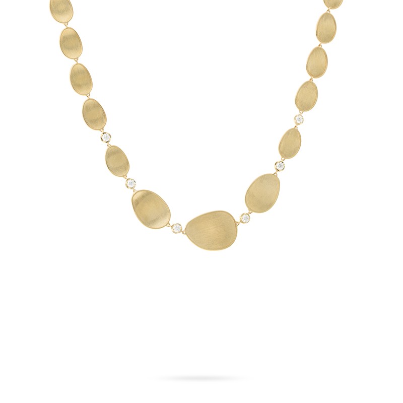 18k Yellow Gold Oval Link Necklace