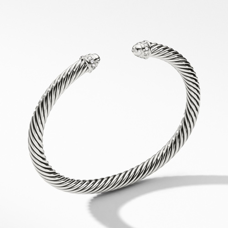 Cable Classic Collection® Bracelet with Diamonds