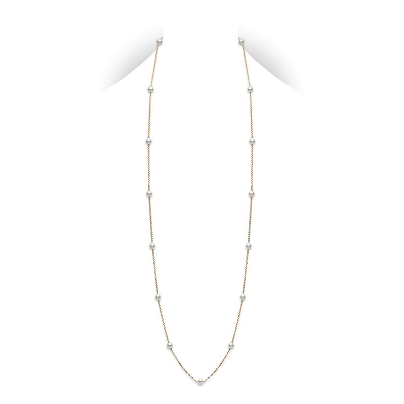 18k White Gold and Pearl Necklace