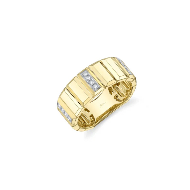 Yellow Gold Diamond Band