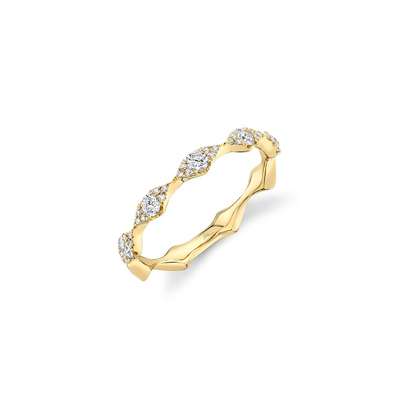 Yellow Gold Diamond Band