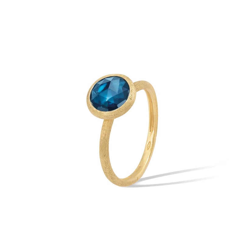 Jaipur Color London Blue Topaz Stackable Ring
