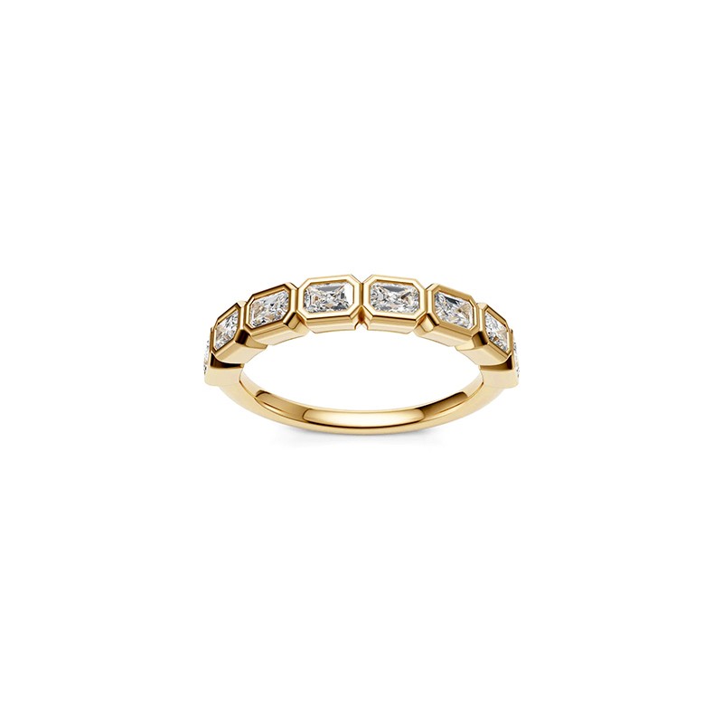Yellow Gold Lab Grown Diamond Ring