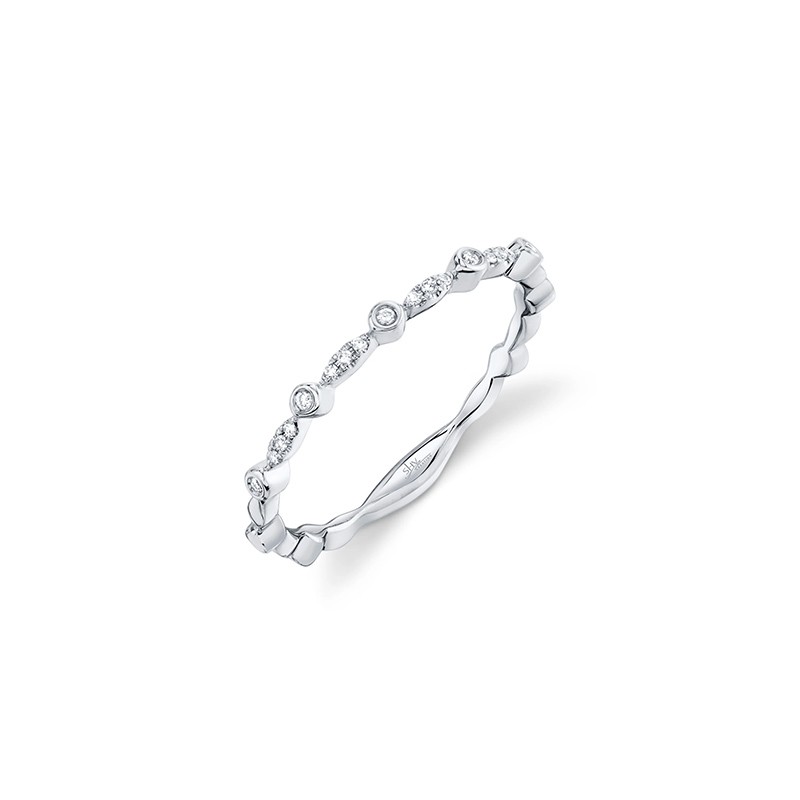 White Gold Diamond Band