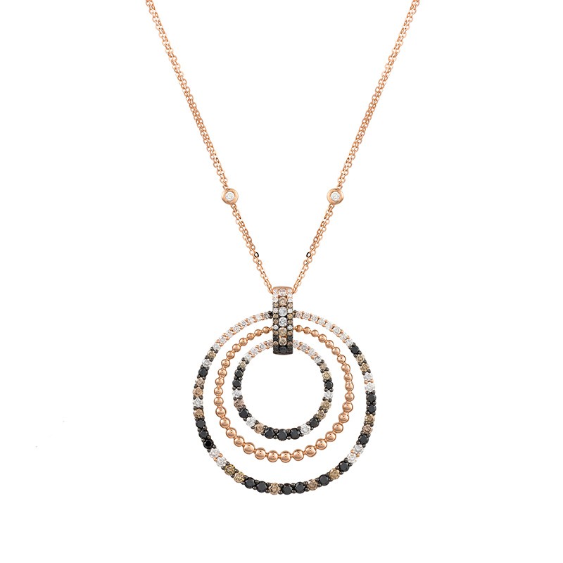 Rose Gold Desert Diamond Necklace