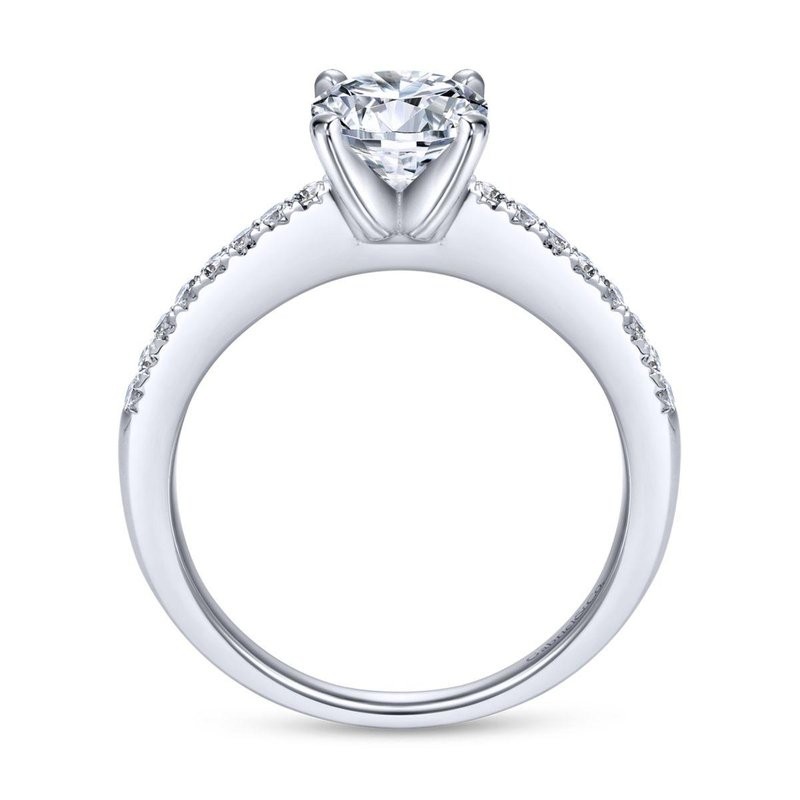 Round Diamond Engagement Ring Mounting