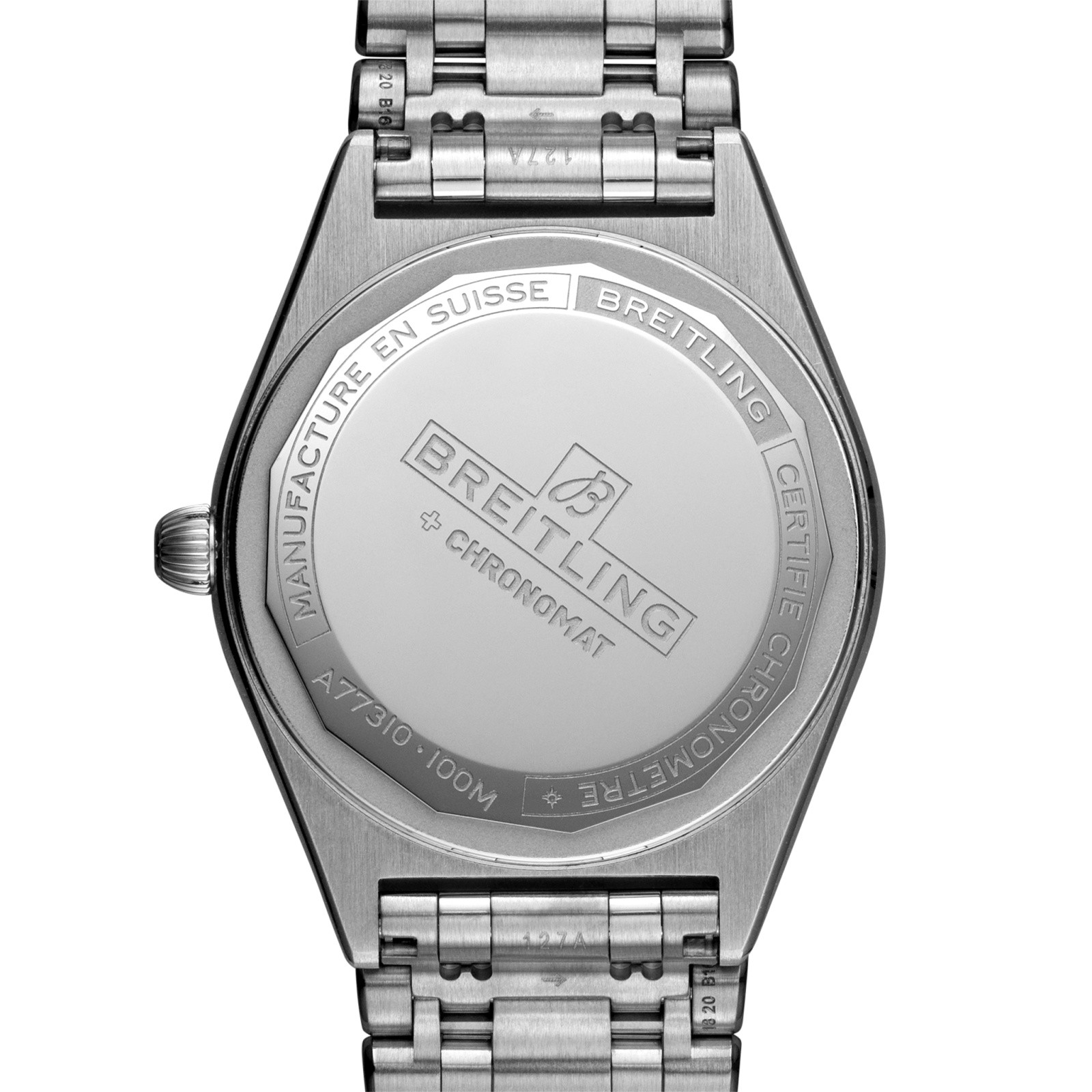 Chronomat 32 Diamond Bezel White and Diamond Dial Stainless Steel Watch