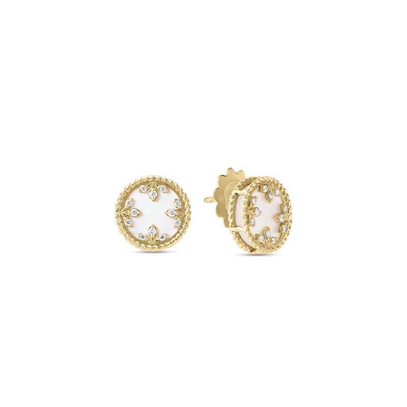 VENETIAN MEDALLIONS SMALL STUD EARRINGS