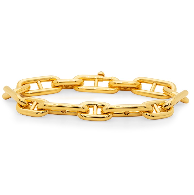 18k Yellow Gold Mariner Link Bracelet