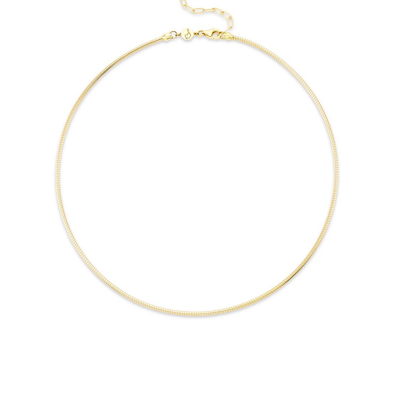 18K Yellow Gold Omega Chain
