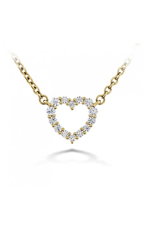 18k Yellow Gold Signature Heart Necklace