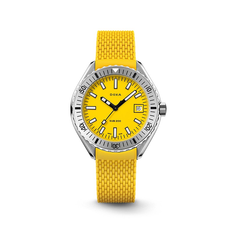 Stainless Steel Sub 200 Divingstar Rubber Strap