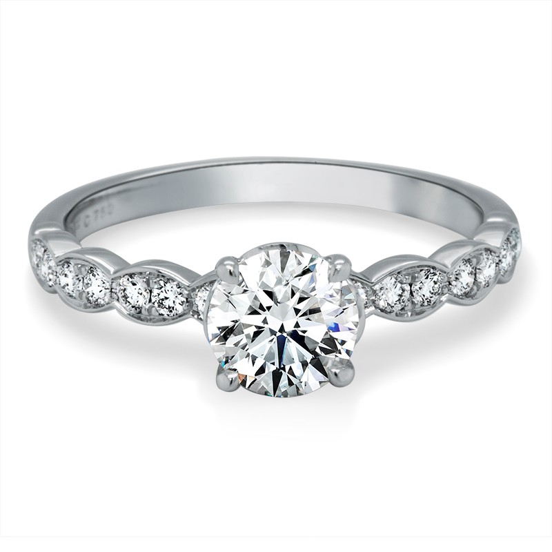 Hearts On Fire Lorelei Floral Engagement Ring