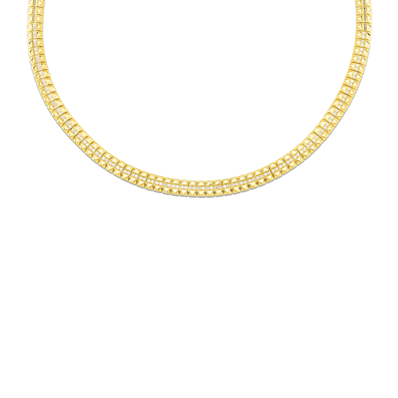18k Yellow Gold Petite Obelisco Necklace
