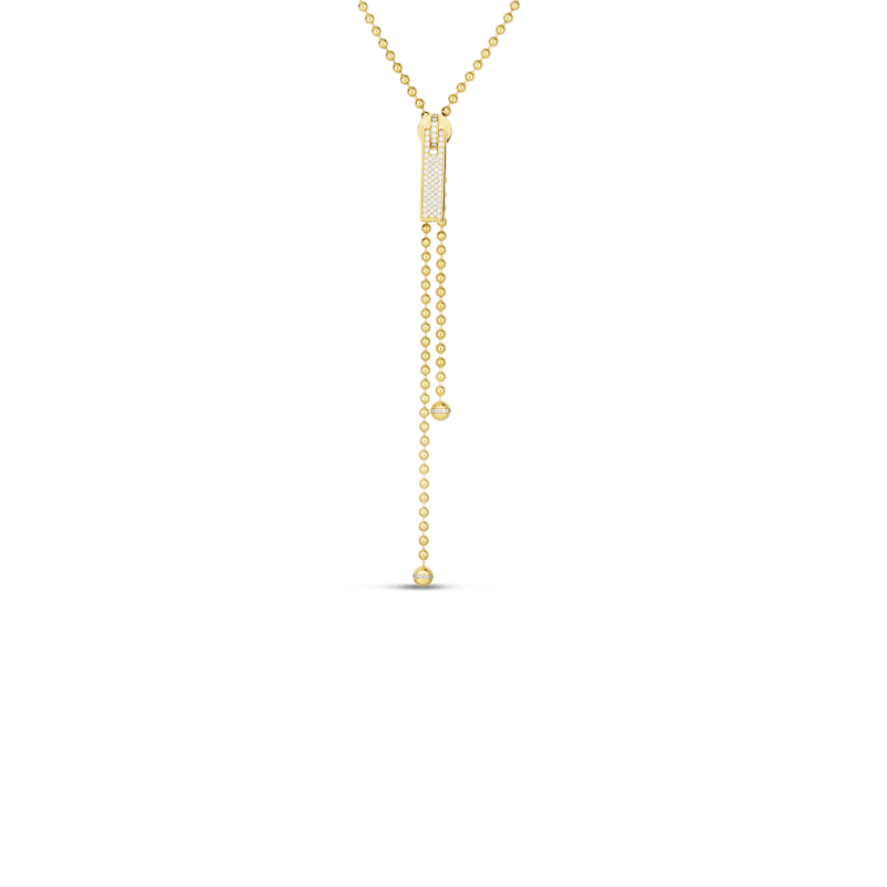 Diamond Zipper Necklace
