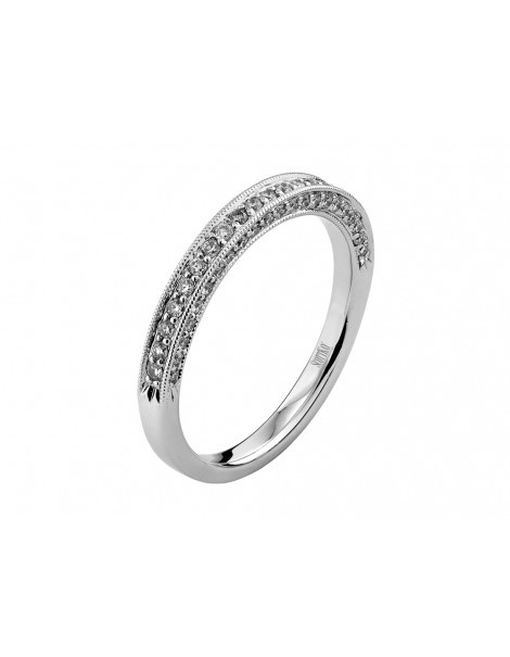 14k White Gold Diamond Wedding Ring