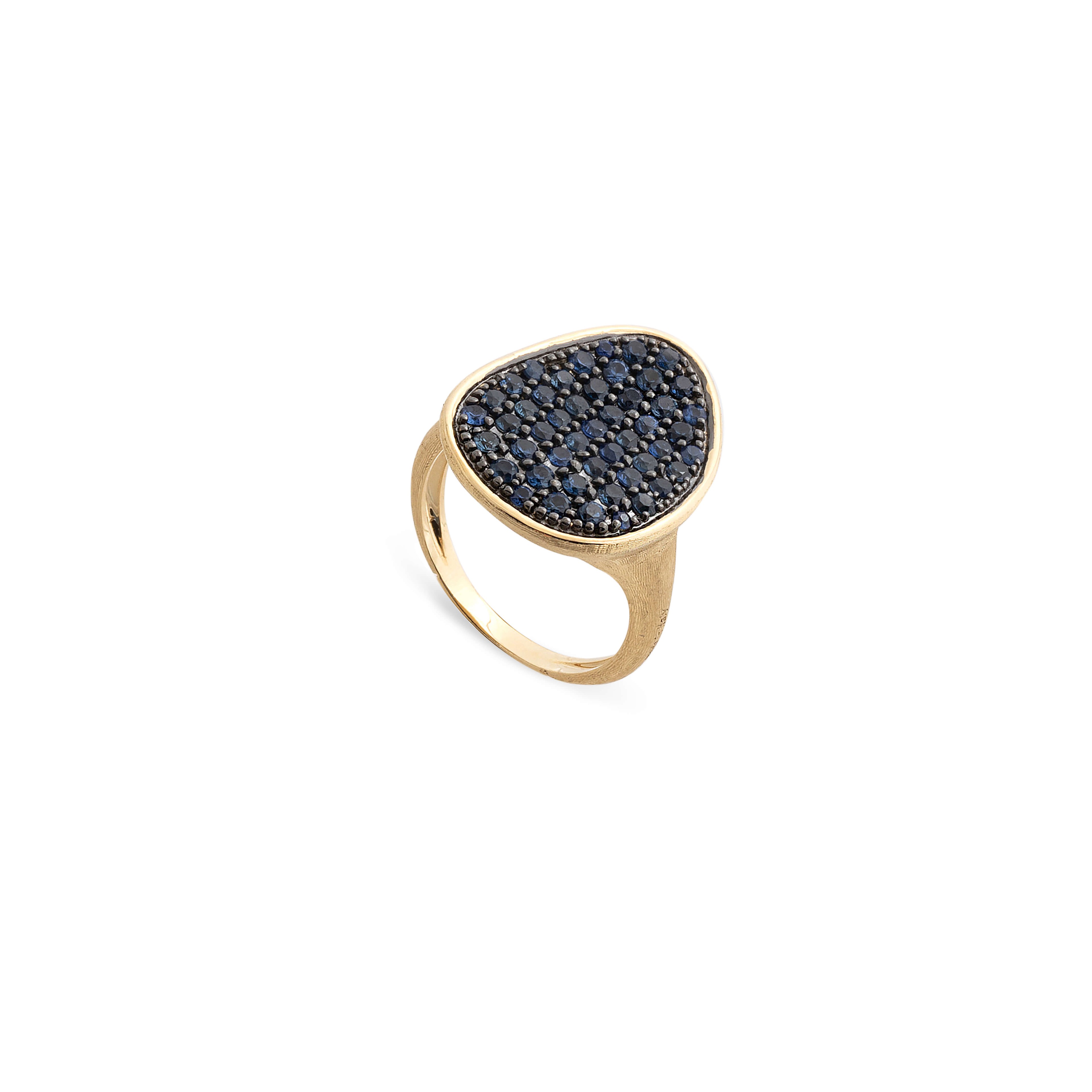 18k Yellow Gold Lunaria Sapphire Ring