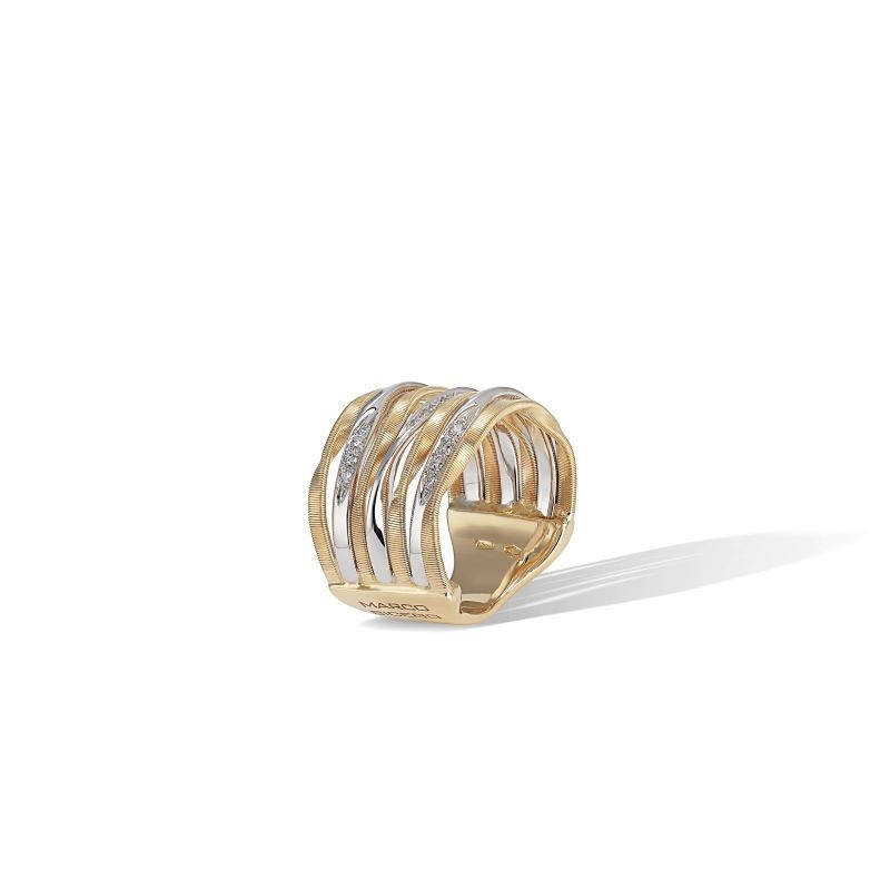 18k Two Toned Marrakech Onde Ring