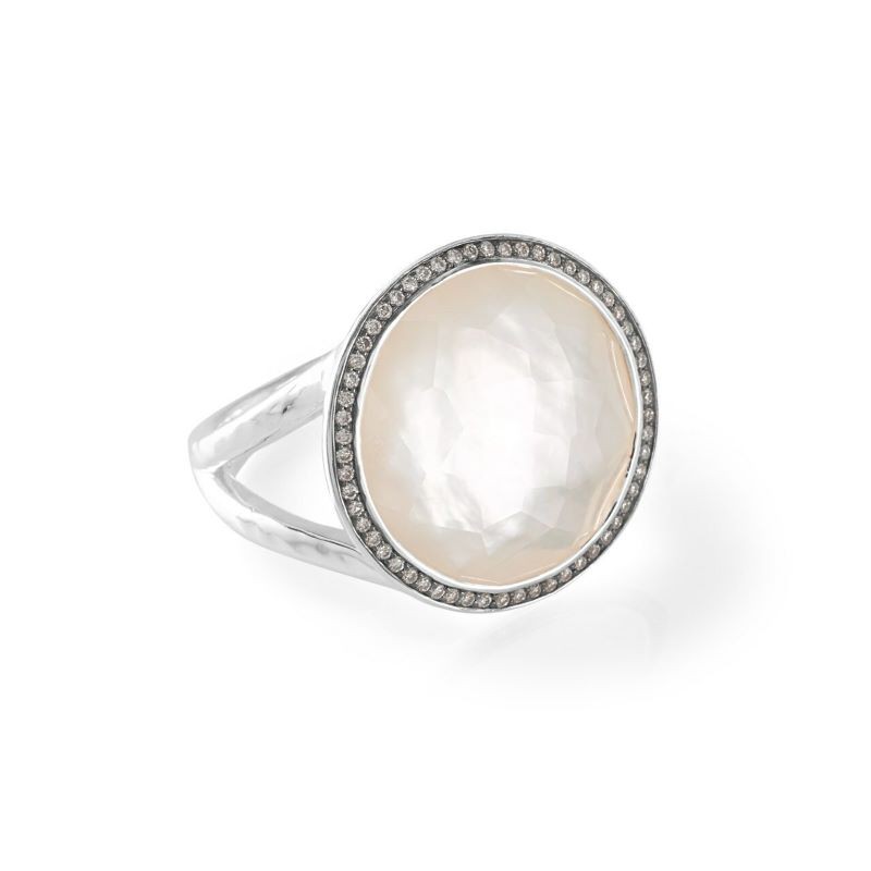 Mother of Pearl Rock Ring