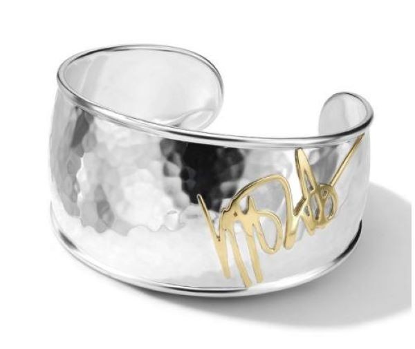 Silver and 18k Yellow Gold Classico Cuff Bracelet