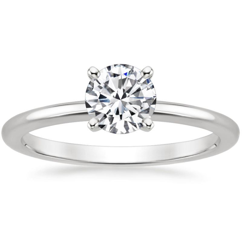 Platinum Royal Princess Engagement Ring Mounting