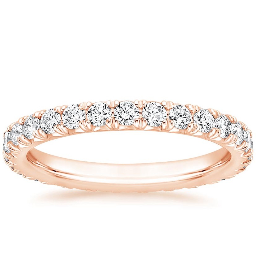 18k Rose Gold Odessa Diamond Eternity Ring