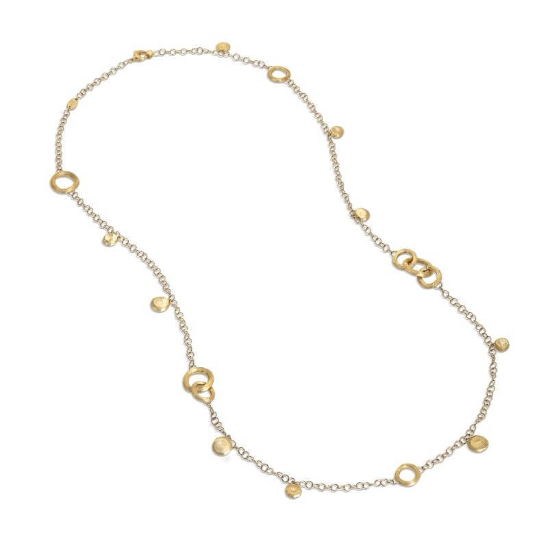 18k Yellow Gold Jaipur Open Link Necklace