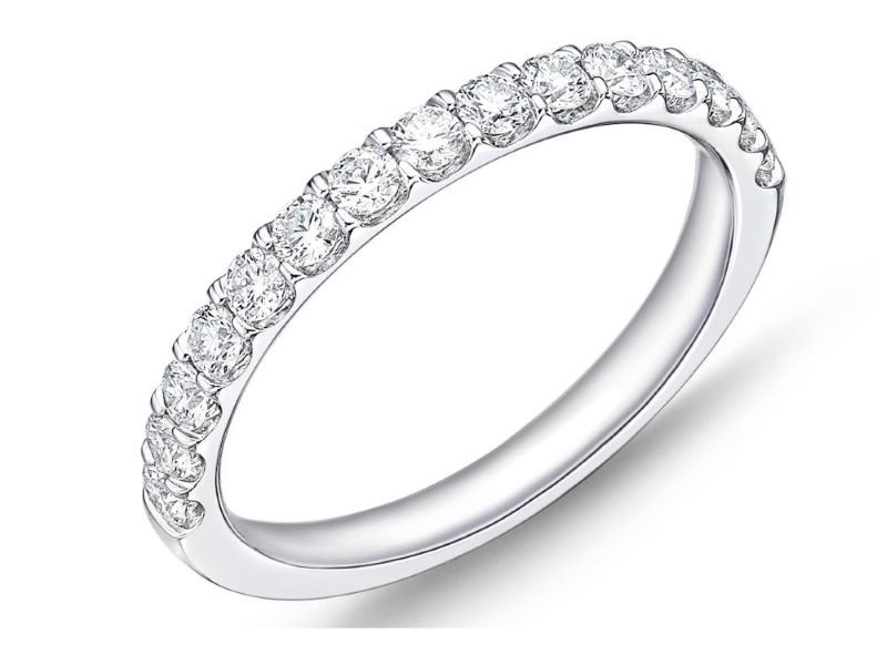 18k White Gold Odessa 15 Stone Diamond Ring