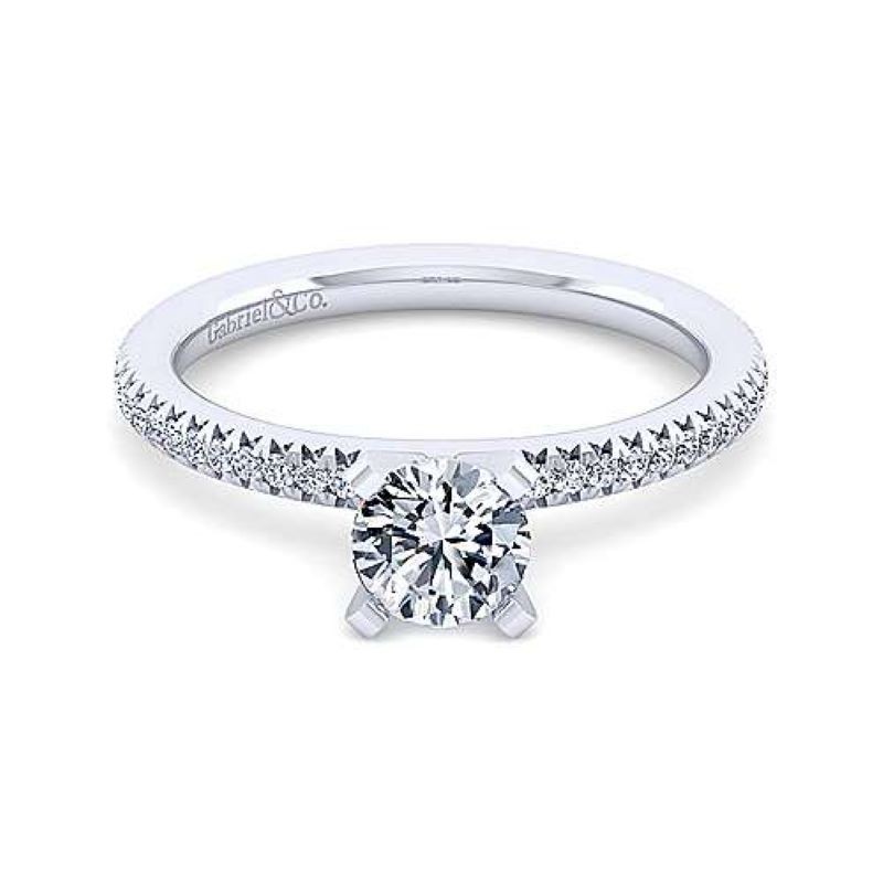 Round Diamond Engagement Ring Mounting
