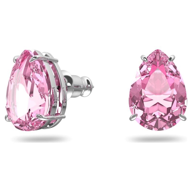 Gemma Pink Crystal Stud Earrings