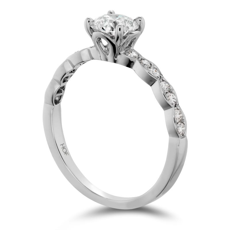 Lorelei Floral Diamond Engagement Ring Mounting