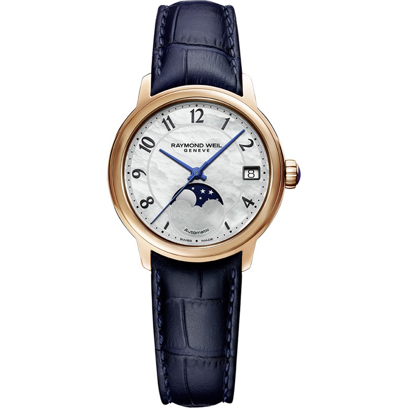 Ladies Maestro Moon Phase Dial Watch