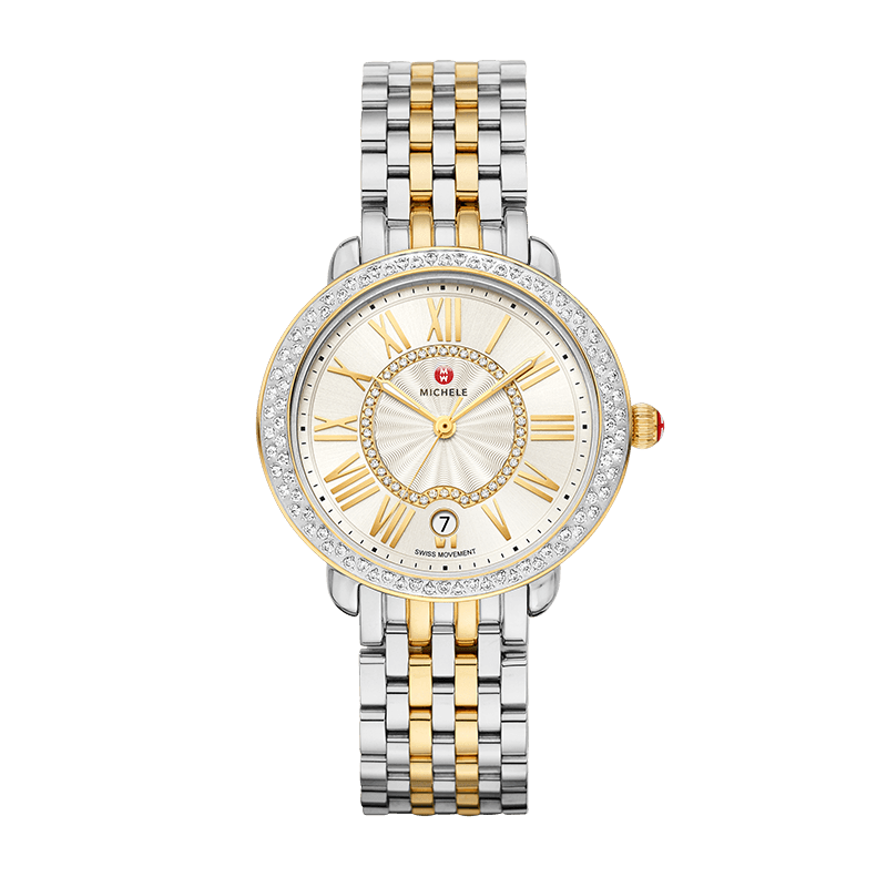 Serein Mid Two Tone 18K Gold Diamond Watch