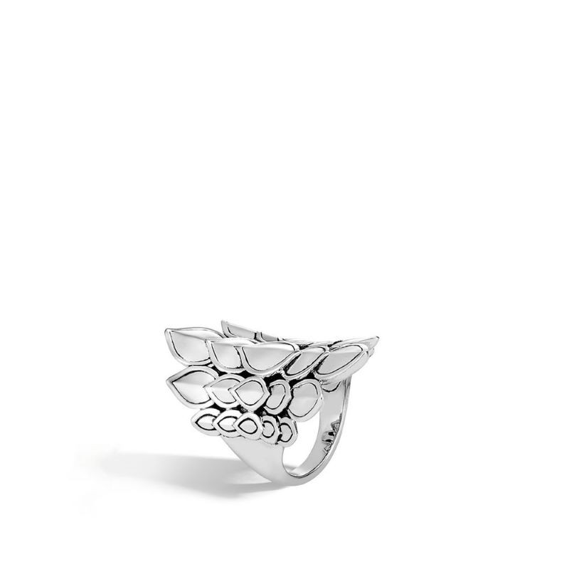Silver Legends Naga 5 Row Small Saddle Ring