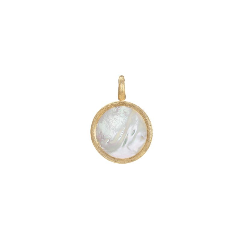 18k Yellow Gold Jaipur Mother of Pearl Pendant