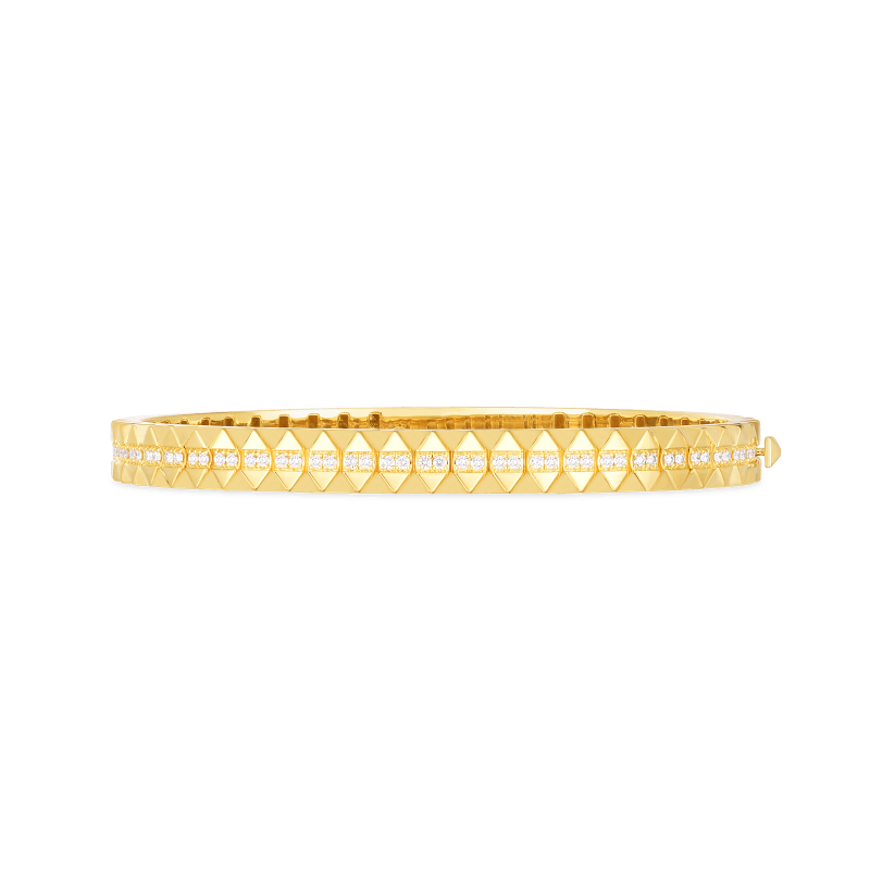 18k Yellow Gold Obelisco Petite Diamond Bracelet