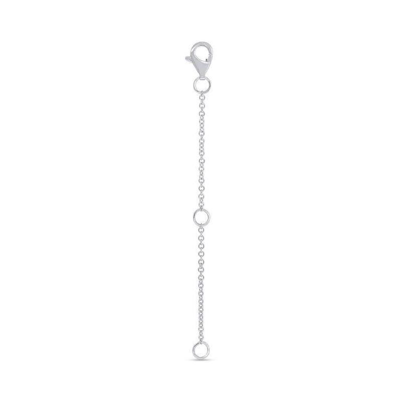 14k White Gold Illusion 2 Inch Extender Chain