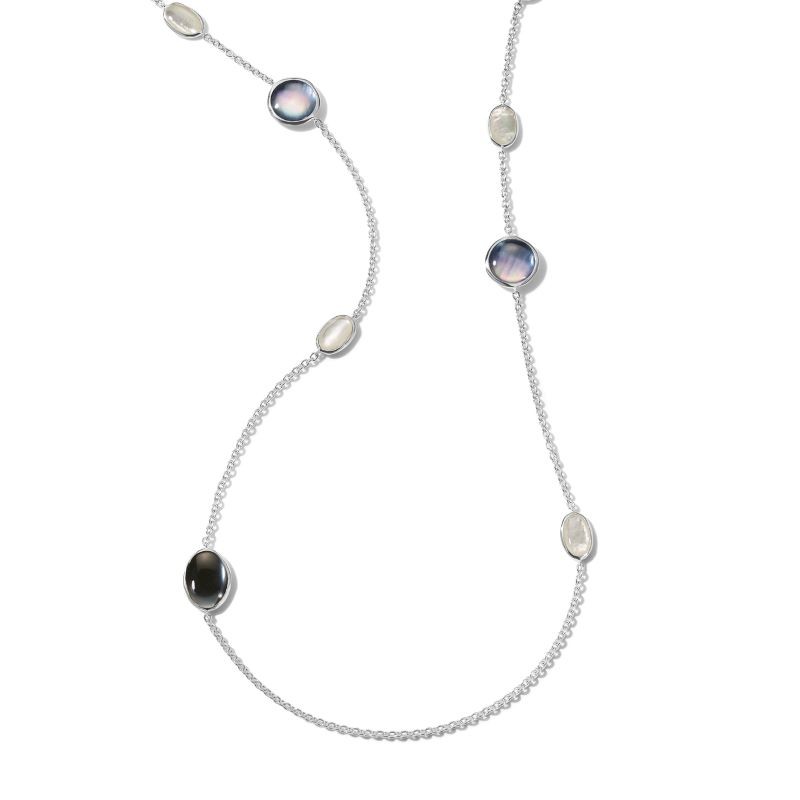 Silver Rock Candy Multi Color Long Necklace