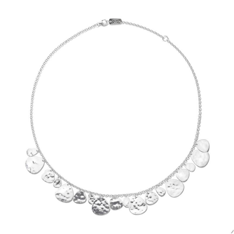 Silver Classico Crinkle Nomad Necklace
