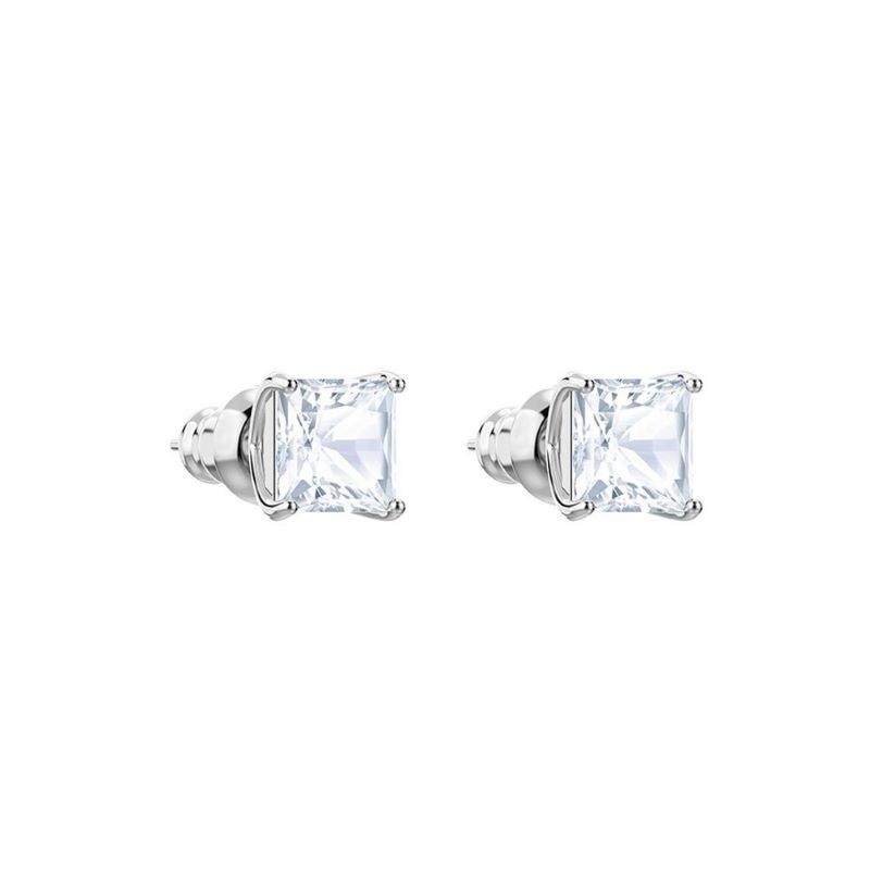 Attract Square Cut Crystal Stud Earrings