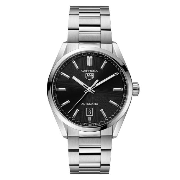 CARRERA Calibre 5 Automatic Black Dial Stainless Steel Watch