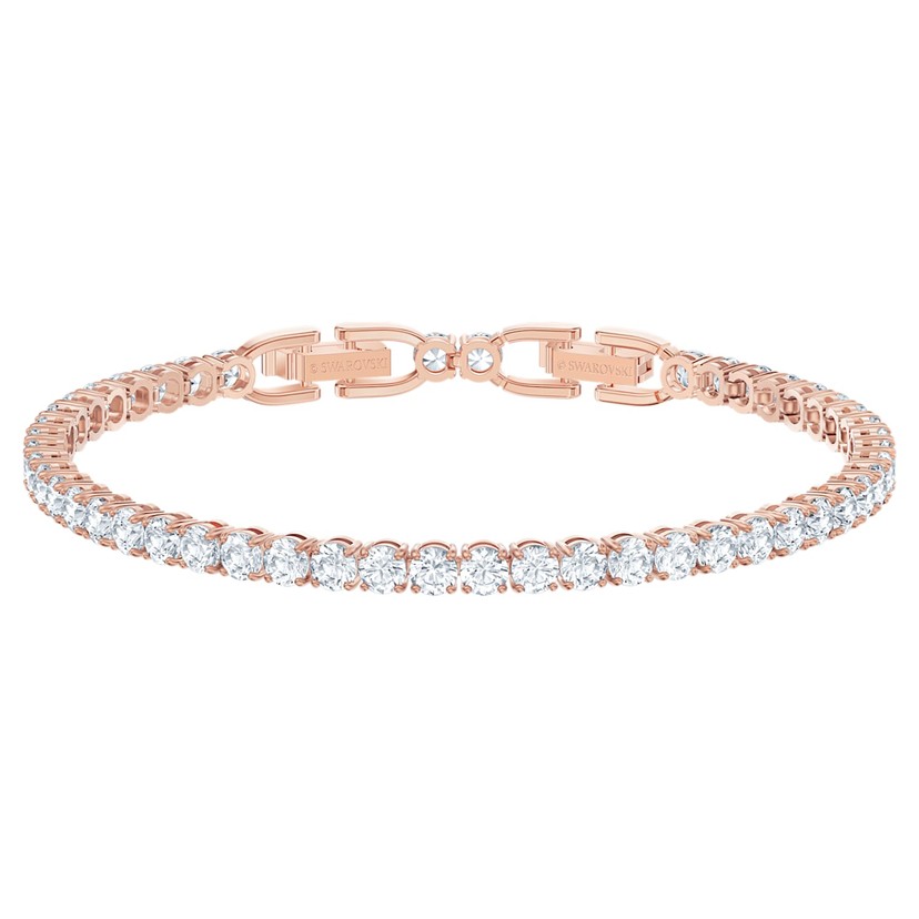 Tennis Deluxe White Crystal Bracelet