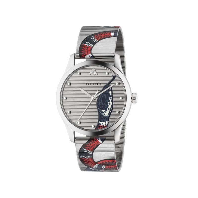 G Timeless Stainless Steel King Snake Watch