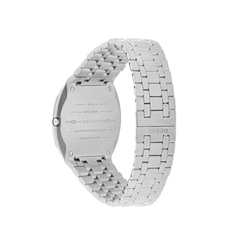 Stainless Steel Contemporary Interlocking GG Motif Watch