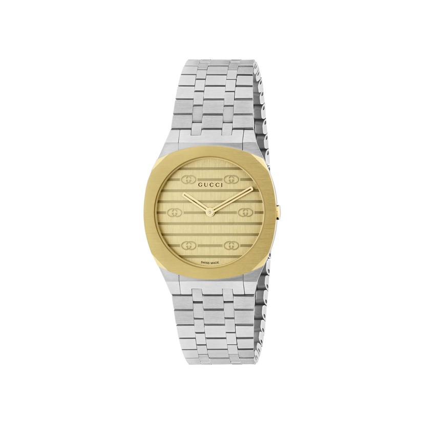 Gucci Yellow Gold 25H Watch
