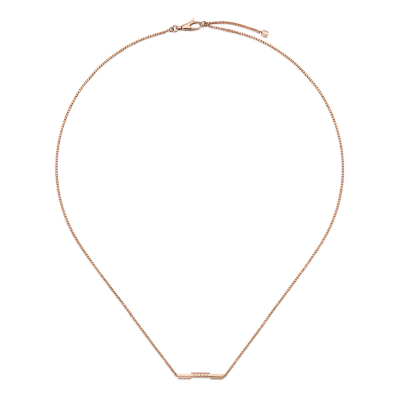 18k Rose Gold Link To Love Necklace