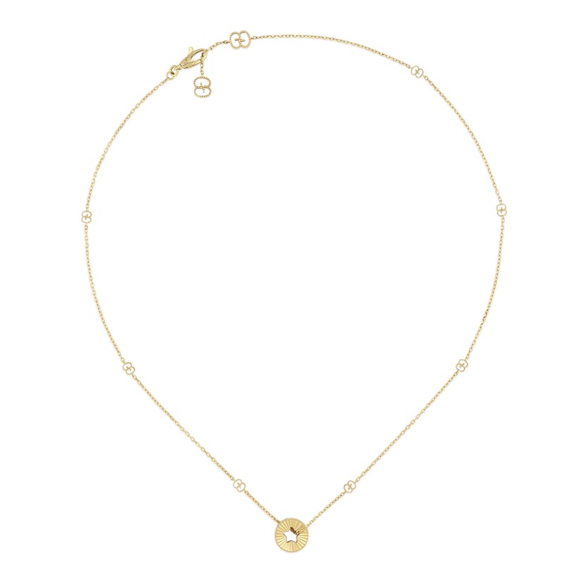 Gucci Icon 18k Yellow Gold Star Necklace
